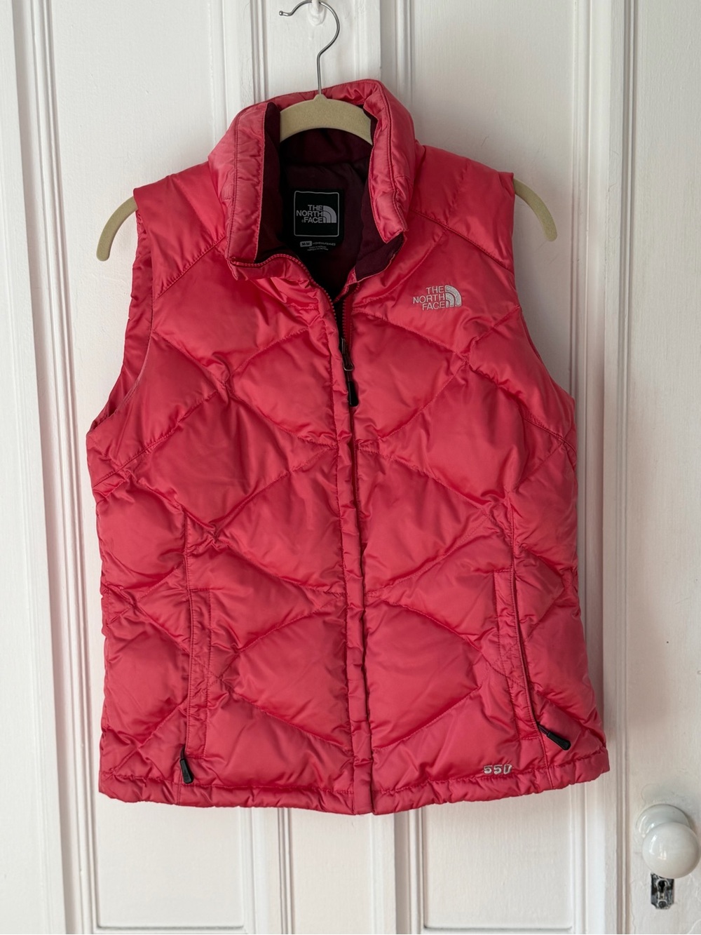 Women’s The North Face 550 Goose Down Fill Quilted Puffer Vest Size Medium